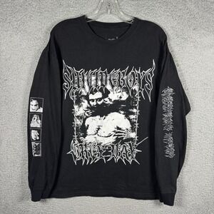 Suicideboys Grey Day G59 Records Long Sleeve Graphic T-Shirt Black Mens XL